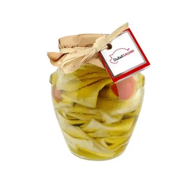 Melanzane a fette sottolio, preparate artigianalmente in puglia e averle a portata di mano tutto l'anno grazie alla capacità dell'olio di conservare ottimamente queste melanzane sott'olio