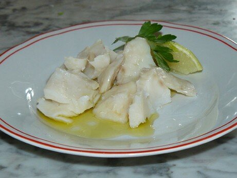 Baccalà Lesso Lessare il baccalà