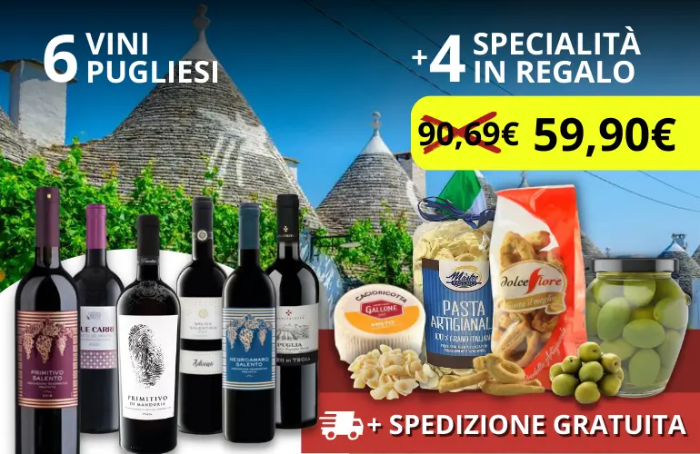 6 vini pugliesi 6 vini pugliesi e 4 omaggi gratis