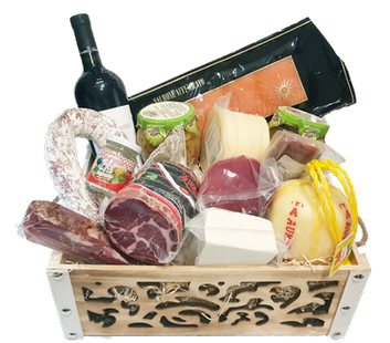 Cesto Gastronomico salumi formaggi Strenna Gastronomica di salumi e formaggi