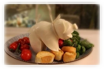 Scamorza Pugliese a forma di animaletti